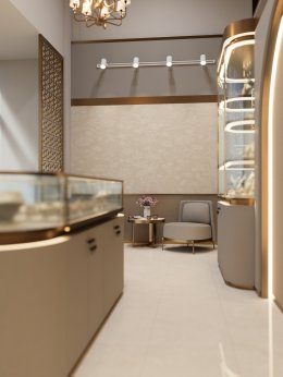 Design, manufacture, and installation of the shop: Cara Jewelry Shop, Soi Ramkhamhaeng 26/1, Bangkok.